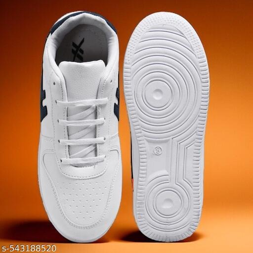 Classic White Low-Top Sneakers| Lightweight Casual Shoes